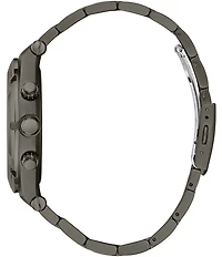 Guess Men's Continental Multifunction Gunmetal Bracelet Watch