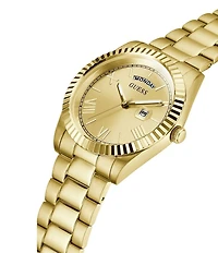 Guess Men's Gold-Tone Stainless Steel Day/Date Watch