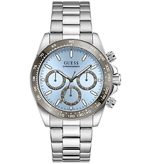 Guess Men's Quartz Chronograph Stainless Steel Bracelet Watch
