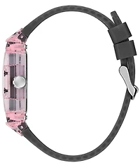 Guess Men's Transparent Chronograph Silicone Strap Watch