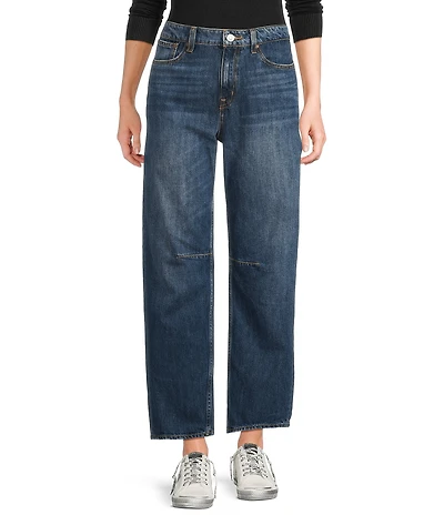 Guess Mid Rise Barrel Fit Jeans