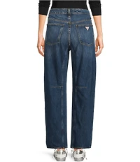 Guess Mid Rise Barrel Fit Jeans
