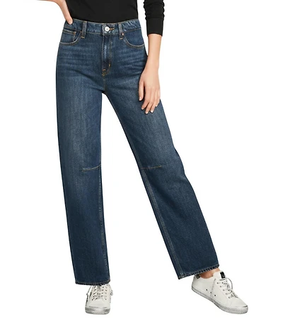 Guess Mid Rise Barrel Fit Jeans