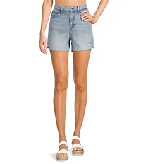 Guess Coordinating Mid Rise Relaxed Fit 15#double; Inseam Midi Shorts