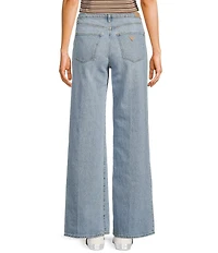 Guess Mid Rise Wide Leg Jeans