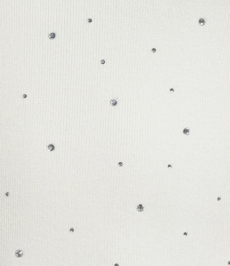 Guess Minara Sleeveless Rhinestone Detailed Sweater Top