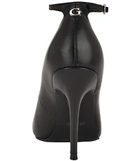 Guess Napril Leather Ankle Strap Pumps