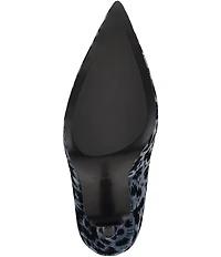 Guess Napril Leopard Print Ankle Strap Pumps