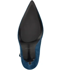 Guess Napril Suede Ankle Strap Pumps