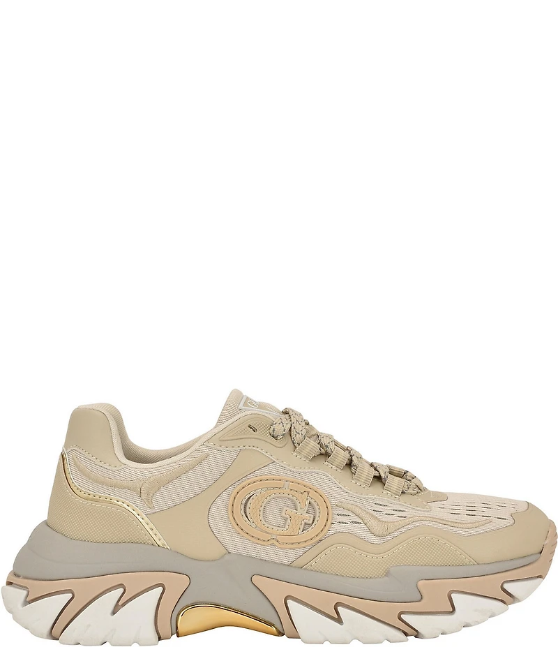 Guess Nennzo Chunky Cat Claw Sole Lace Up Sneakers