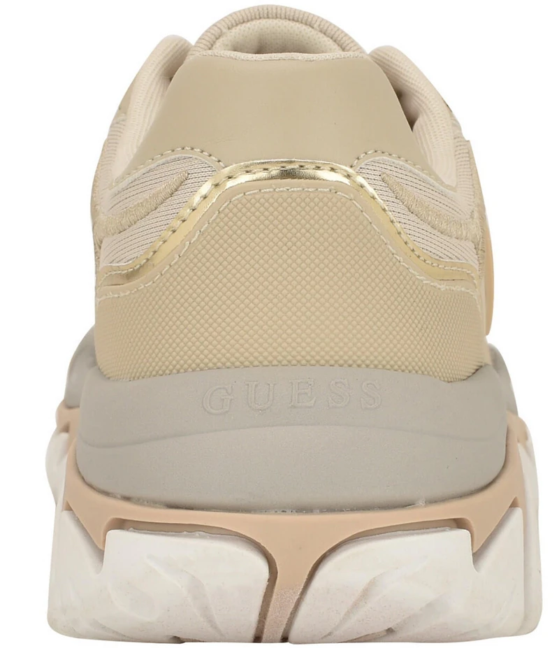 Guess Nennzo Chunky Cat Claw Sole Lace Up Sneakers