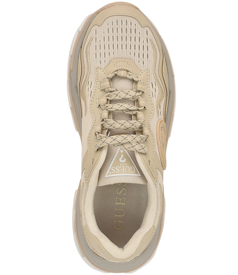 Guess Nennzo Chunky Cat Claw Sole Lace Up Sneakers