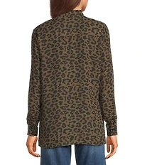 Guess New Clouis Animal Print Blouse