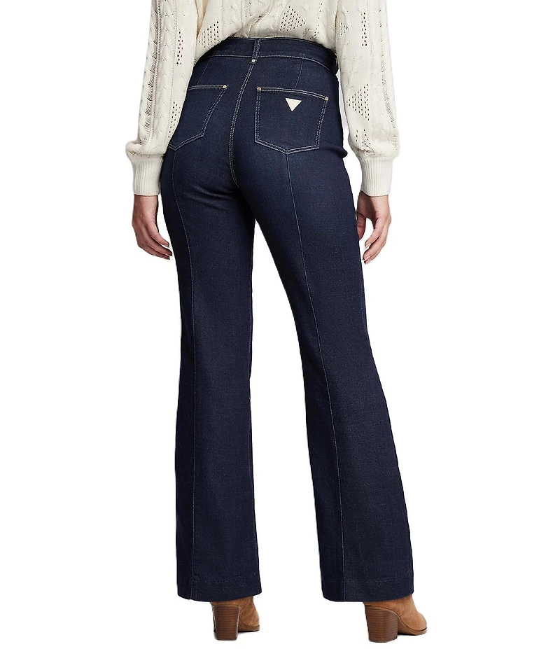 Guess New Faye High Rise Straight Leg Pants