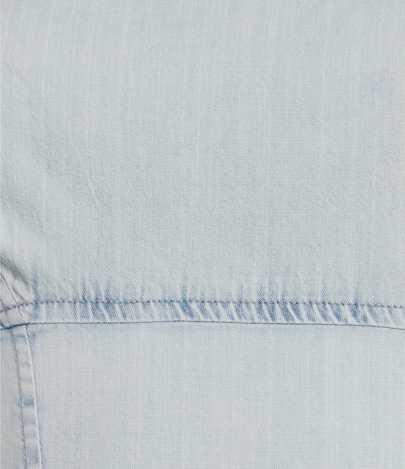 Guess Niki Sleeveless Cropped Denim Top