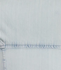 Guess Niki Sleeveless Cropped Denim Top