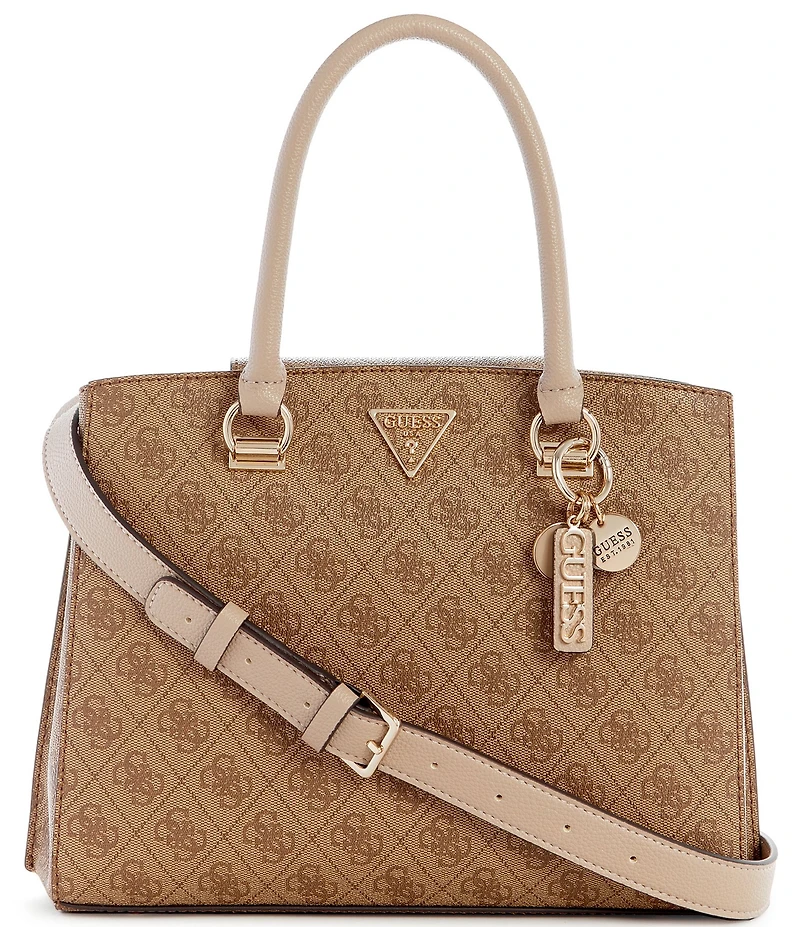 Guess Noelle Basique Signature Logo Girlfriend Satchel Bag