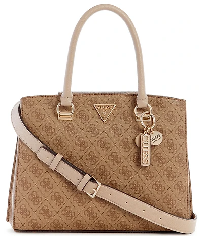Guess Noelle Basique Signature Logo Girlfriend Satchel Bag