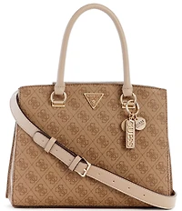 Guess Noelle Basique Signature Logo Girlfriend Satchel Bag