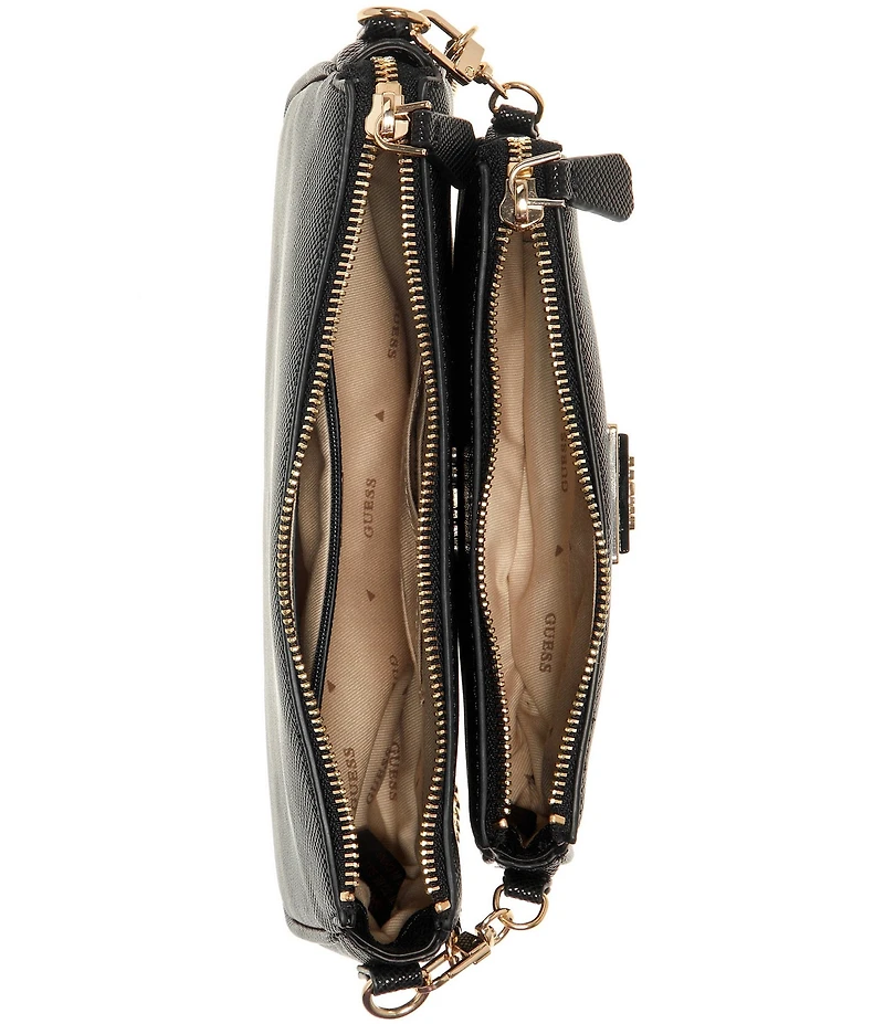 Guess Noelle Double Pouch Crossbody Bag
