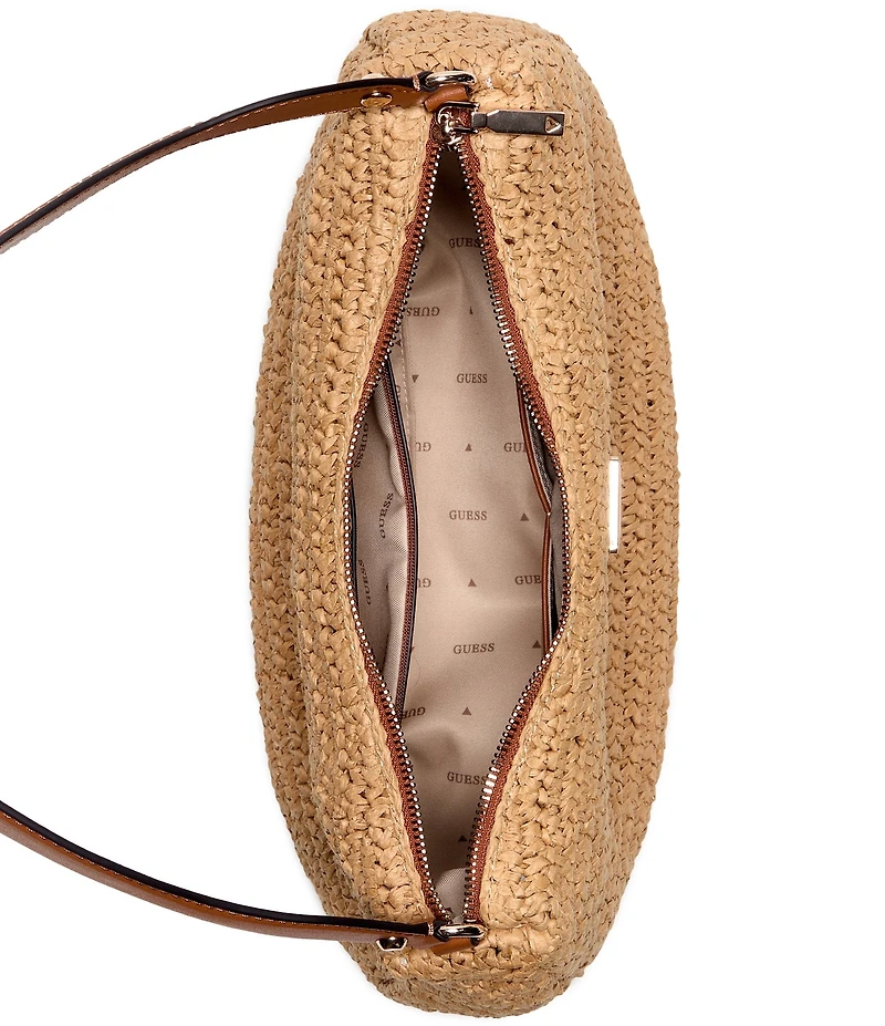 Guess Ofelia Hobo Woven Straw Shoulder Bag