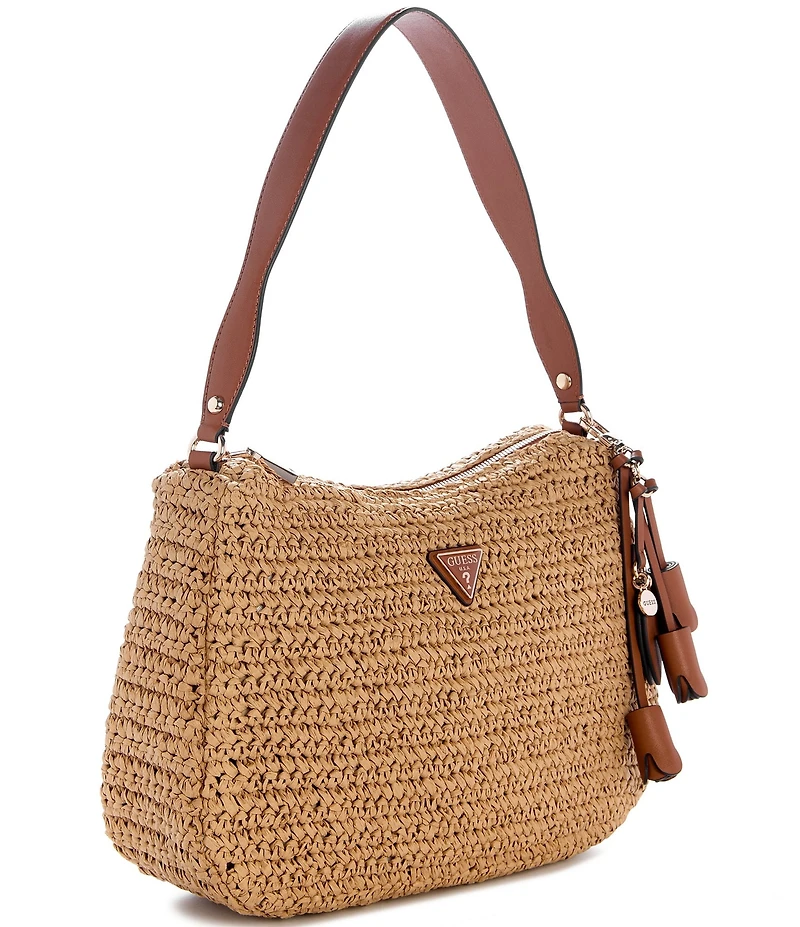 Guess Ofelia Hobo Woven Straw Shoulder Bag