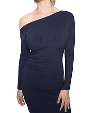 Guess Off Shoulder Leiza Long Sleeve Mini Dress