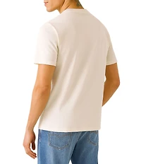 Guess Organic Cotton Blend Short Sleeve Mosaic Tile T-Shirt