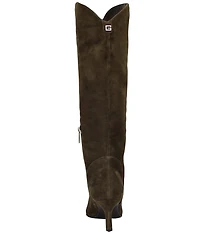 Guess Palisa Suede Pointed Toe Tall Boots