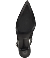 Guess Pandy Mesh Slingback Pumps