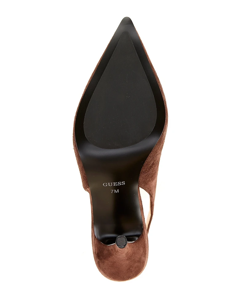 Guess Princelsa Suede Slingback Pumps