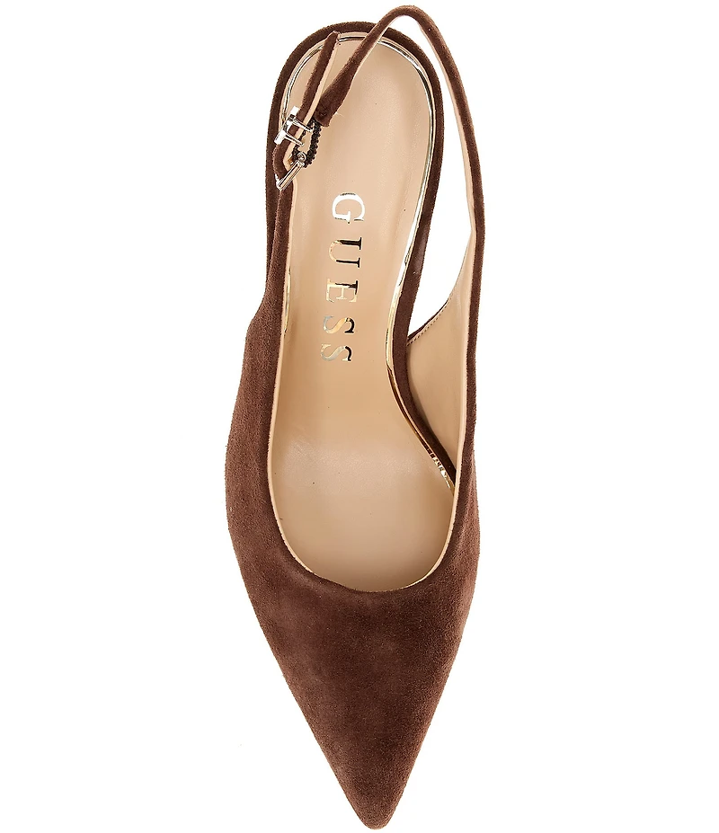 Guess Princelsa Suede Slingback Pumps