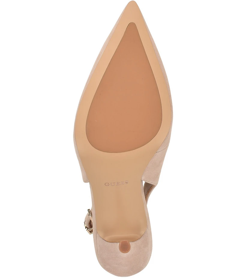 Guess Princelsa Suede Slingback Pumps