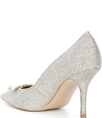 Guess Prinsen Glitter Pearl Ornament Dress Pumps
