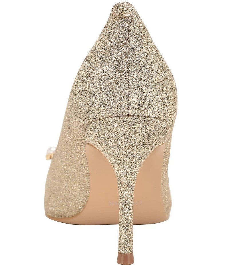 Guess Prinsen Glitter Pearl Ornament Dress Pumps