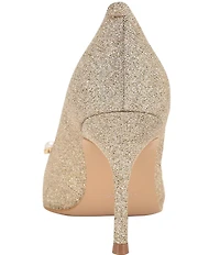 Guess Prinsen Glitter Pearl Ornament Dress Pumps