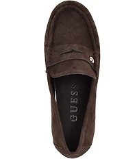 Guess Raivoo Suede Penny Loafers