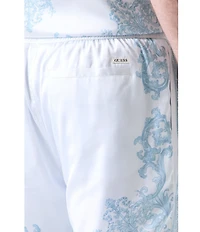Guess Regal Medallion Charm Flat Front Shorts