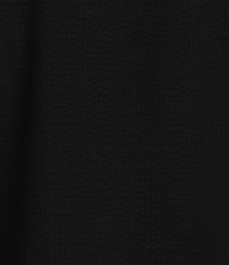 Guess Ribbed Knit Short Sleeve T-Shirt