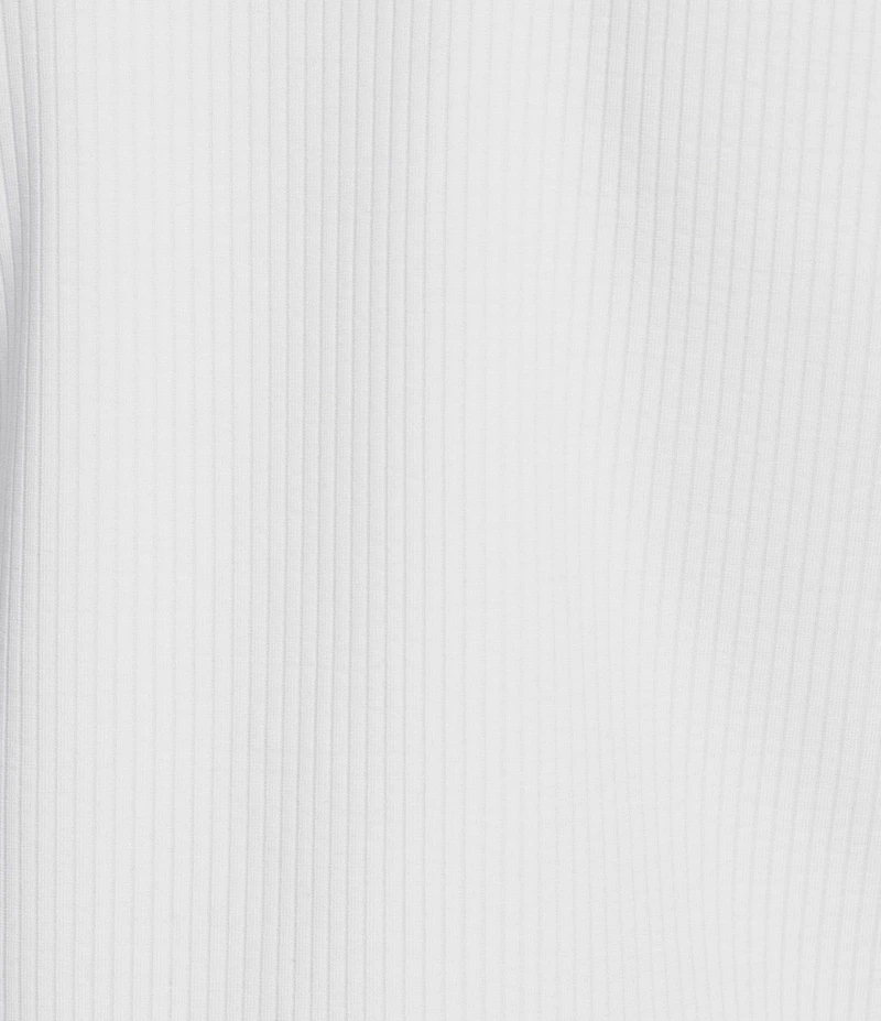 Guess Ribbed Knit Short Sleeve T-Shirt