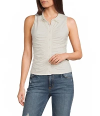 Guess Robyn Sleeveless Shirred Top