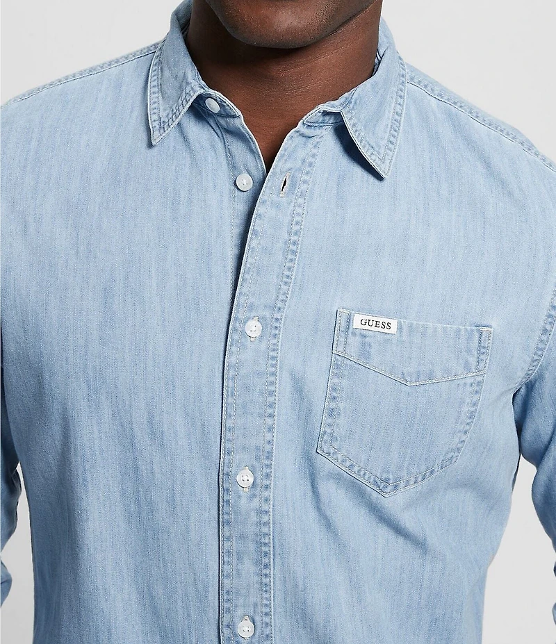 Guess Ronnie Long Sleeve Woven Shirt