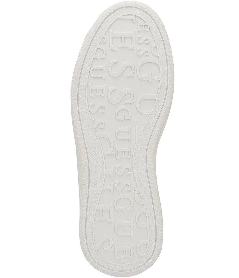 Guess Rozinn Wedge Logo Print Platform Wedge Sneakers