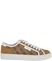 Guess Sandie Signature Logo Printed Lace-Up Sneakers