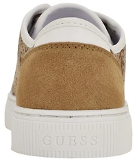Guess Sandie Signature Logo Printed Lace-Up Sneakers