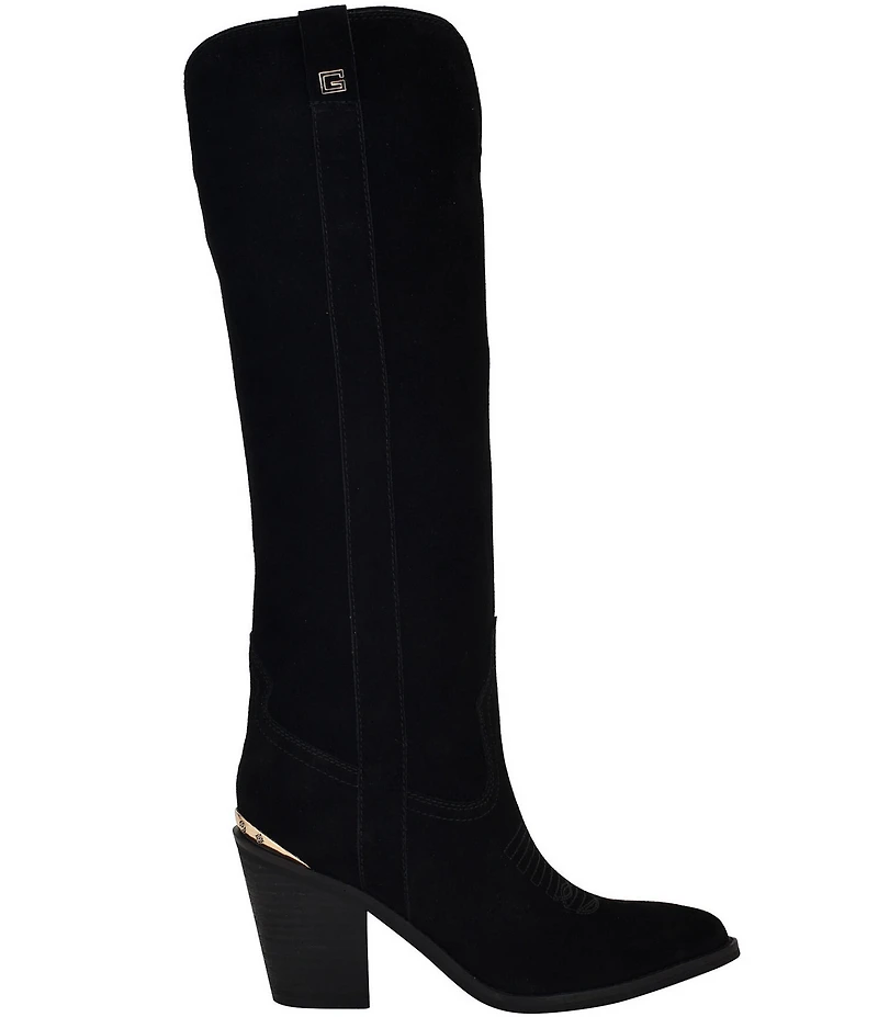 Guess Sashan Suede Tall Boots