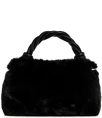Guess Shaida Top Handle Faux Fur Crossbody Bag