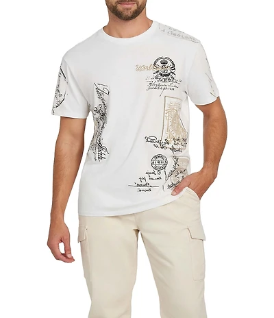 Guess Short Sleeve 1981 Postage T-Shirt