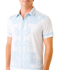 Guess Short Sleeve Charm Regal Medallion Shirt