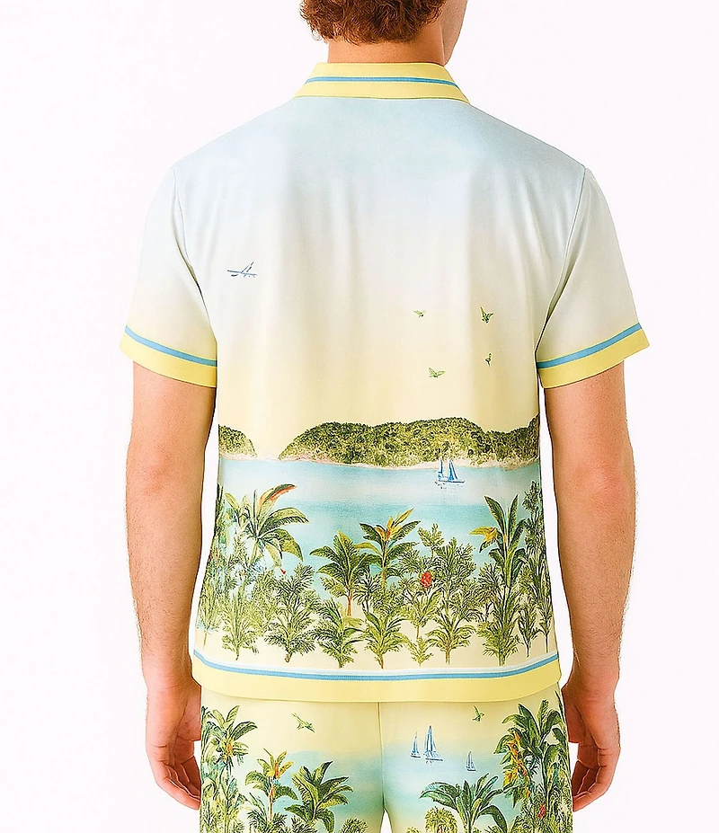 Guess Short Sleeve Charm Sunset Rivera Shirt